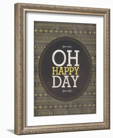 Oh Happy Day-Ashley Sta Teresa-Framed Art Print