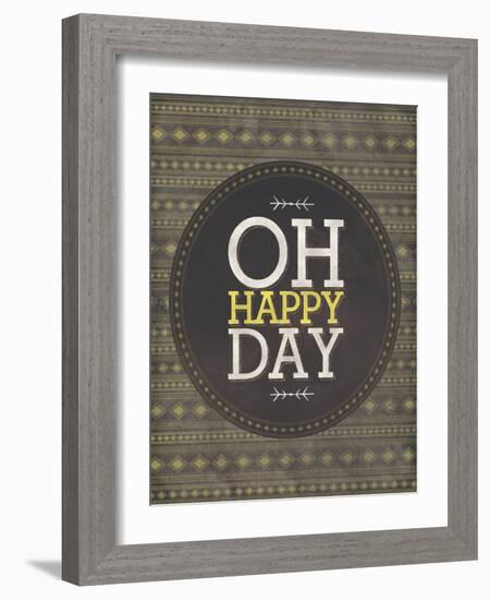 Oh Happy Day-Ashley Sta Teresa-Framed Art Print