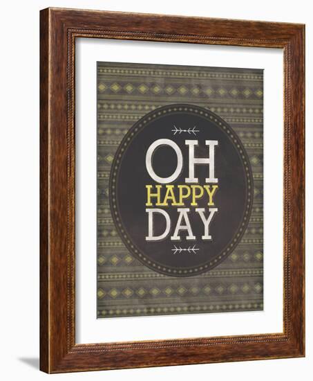 Oh Happy Day-Ashley Sta Teresa-Framed Art Print