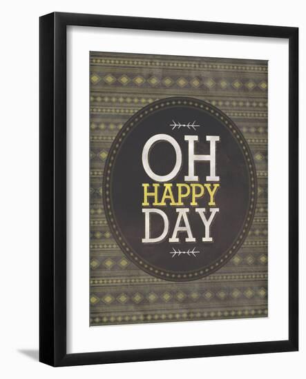 Oh Happy Day-Ashley Sta Teresa-Framed Art Print