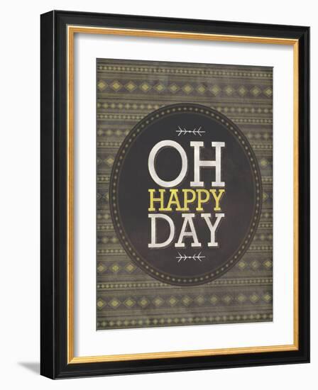 Oh Happy Day-Ashley Sta Teresa-Framed Art Print