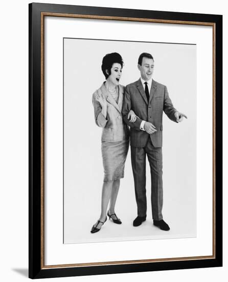 Oh Look at That. "Yes Isn't it Funny." A Couple Point and Laugh-null-Framed Photographic Print