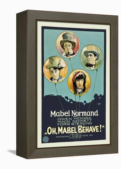 Oh, Mabel Behave!-null-Framed Stretched Canvas