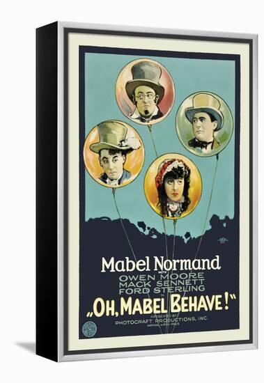 Oh, Mabel Behave!-null-Framed Stretched Canvas