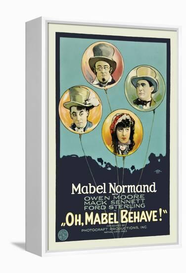 Oh, Mabel Behave!-null-Framed Stretched Canvas