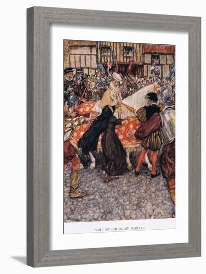 'Oh! My Child, My Darling', 1923-Arthur C. Michael-Framed Giclee Print