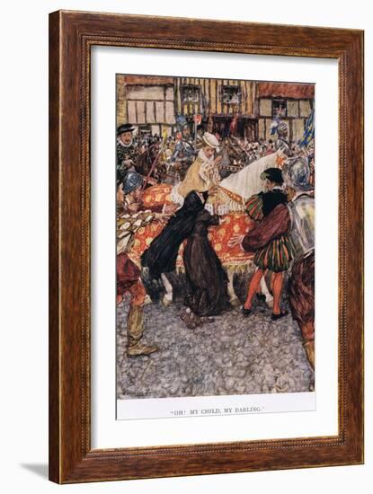 'Oh! My Child, My Darling', 1923-Arthur C. Michael-Framed Giclee Print