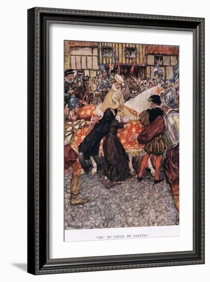 'Oh! My Child, My Darling', 1923-Arthur C. Michael-Framed Giclee Print