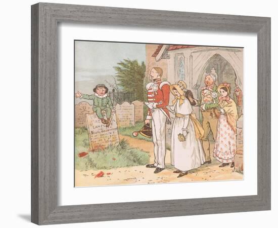 Oh! Never Despise the Soldier Lad-Though His Station Be But Low-Randolph Caldecott-Framed Giclee Print