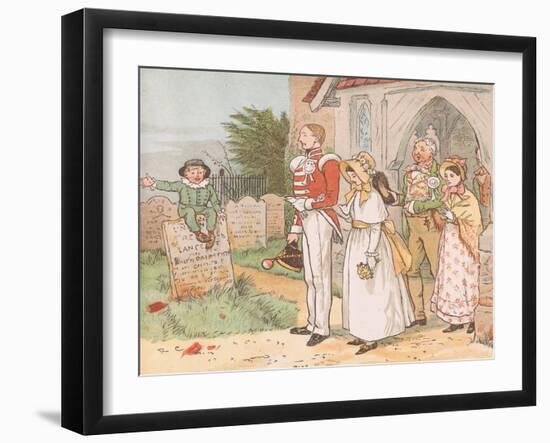 Oh! Never Despise the Soldier Lad-Though His Station Be But Low-Randolph Caldecott-Framed Giclee Print