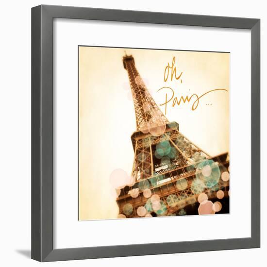Oh Paris-Emily Navas-Framed Premium Giclee Print