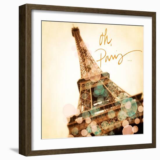 Oh Paris-Emily Navas-Framed Premium Giclee Print