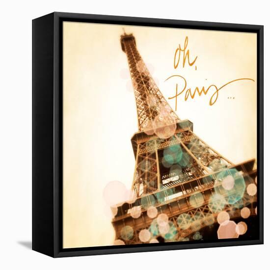 Oh Paris-Emily Navas-Framed Stretched Canvas