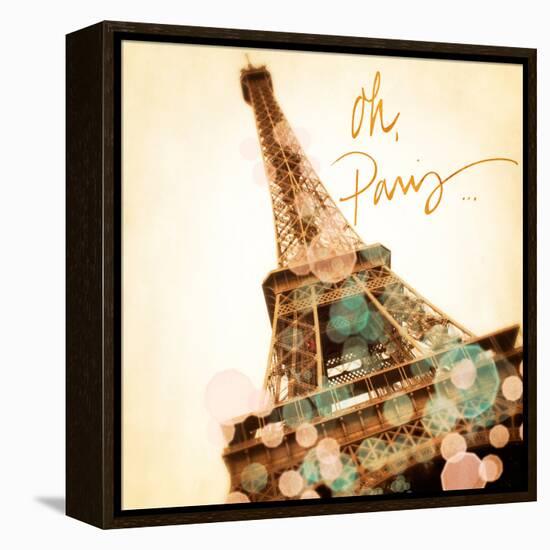 Oh Paris-Emily Navas-Framed Stretched Canvas