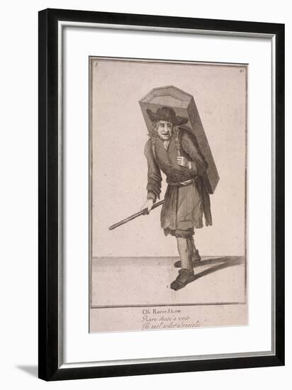 Oh Raree Show, Cries of London, (1688)-Marcellus Laroon-Framed Giclee Print