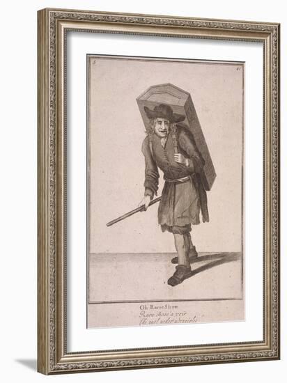 Oh Raree Show, Cries of London, (1688)-Marcellus Laroon-Framed Giclee Print