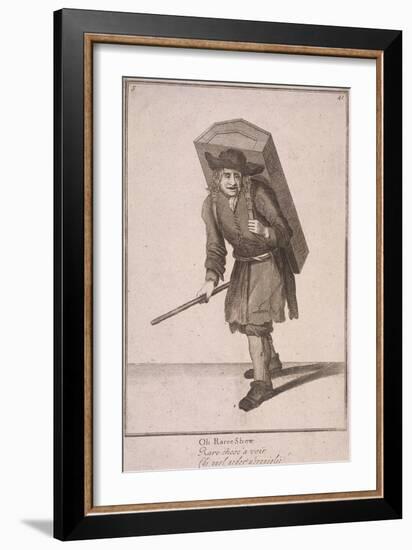 Oh Raree Show, Cries of London, (1688)-Marcellus Laroon-Framed Giclee Print