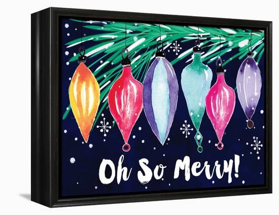 Oh So Merry-Sara Berrenson-Framed Stretched Canvas