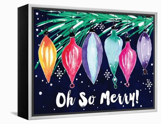 Oh So Merry-Sara Berrenson-Framed Stretched Canvas