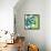 Oh So Pretty - Green-Jan Weiss-Framed Stretched Canvas displayed on a wall