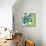 Oh So Pretty - Green-Jan Weiss-Framed Stretched Canvas displayed on a wall