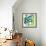 Oh So Pretty - Green-Jan Weiss-Framed Art Print displayed on a wall