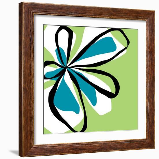 Oh So Pretty - Green-Jan Weiss-Framed Art Print