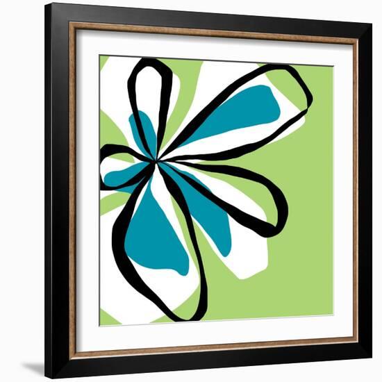 Oh So Pretty - Green-Jan Weiss-Framed Art Print