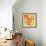 Oh So Pretty - Orange 2-Jan Weiss-Framed Art Print displayed on a wall