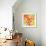 Oh So Pretty - Orange 2-Jan Weiss-Framed Art Print displayed on a wall