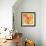 Oh So Pretty - Orange 2-Jan Weiss-Framed Art Print displayed on a wall