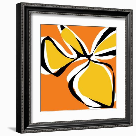 Oh So Pretty - Orange-Jan Weiss-Framed Art Print