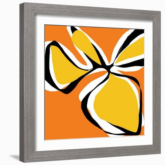 Oh So Pretty - Orange-Jan Weiss-Framed Art Print