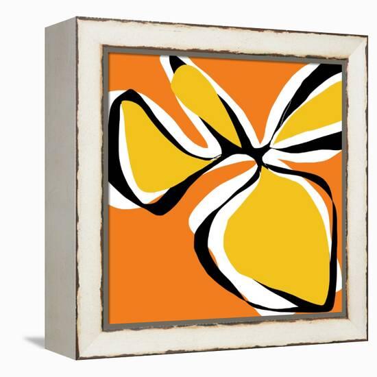 Oh So Pretty - Orange-Jan Weiss-Framed Stretched Canvas