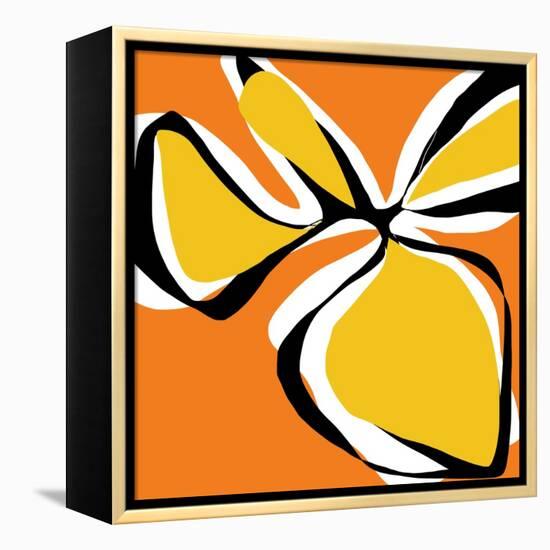 Oh So Pretty - Orange-Jan Weiss-Framed Stretched Canvas