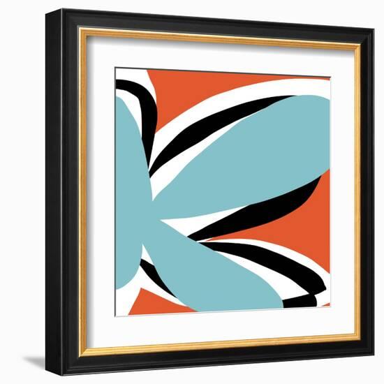 Oh So Pretty - Tangerine-Jan Weiss-Framed Art Print