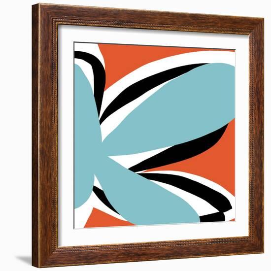 Oh So Pretty - Tangerine-Jan Weiss-Framed Art Print