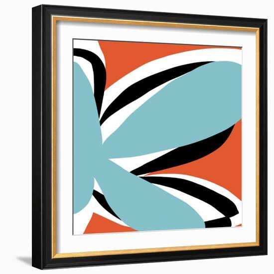 Oh So Pretty - Tangerine-Jan Weiss-Framed Art Print