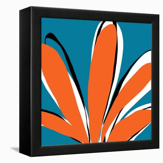 Oh So Pretty - Teal-Jan Weiss-Framed Stretched Canvas