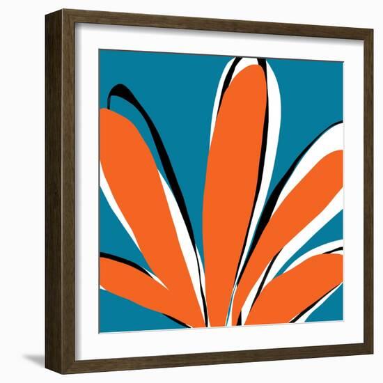 Oh So Pretty - Teal-Jan Weiss-Framed Art Print