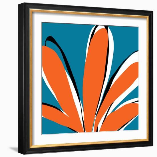 Oh So Pretty - Teal-Jan Weiss-Framed Art Print