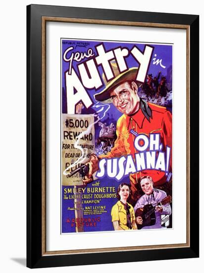 Oh, Susanna!, 1936-null-Framed Art Print