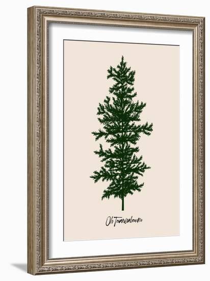 Oh Tannebaum (Green)-Kubistika-Framed Giclee Print