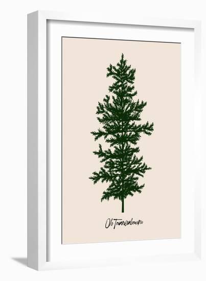 Oh Tannebaum (Green)-Kubistika-Framed Giclee Print