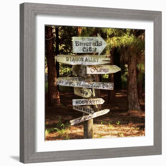 Oh the Places You Will Go-Lance Kuehne-Framed Photographic Print