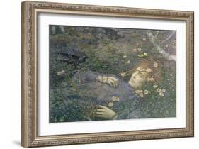 'Oh What's That in the Hollow?'-Edward Robert Hughes-Framed Giclee Print