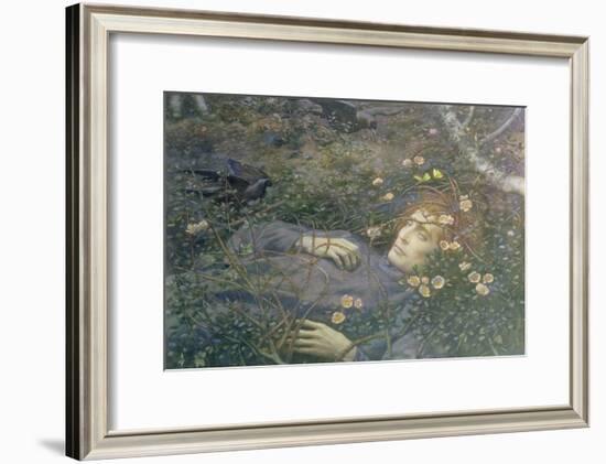 'Oh What's That in the Hollow?'-Edward Robert Hughes-Framed Giclee Print