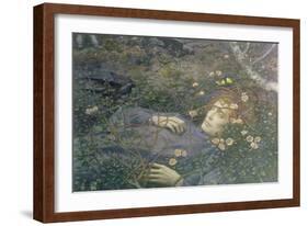 'Oh What's That in the Hollow?'-Edward Robert Hughes-Framed Giclee Print