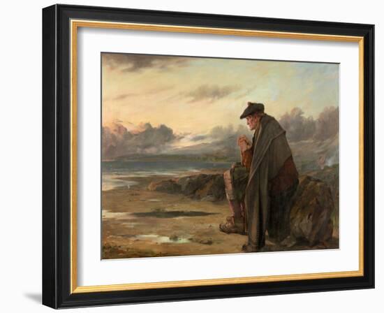 Oh, Why I Left My Hame?, 1886-Thomas Faed-Framed Giclee Print