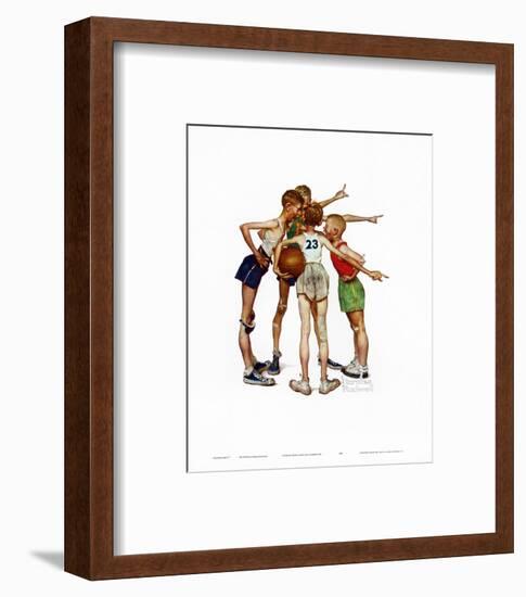 Oh, Yeah-Norman Rockwell-Framed Art Print